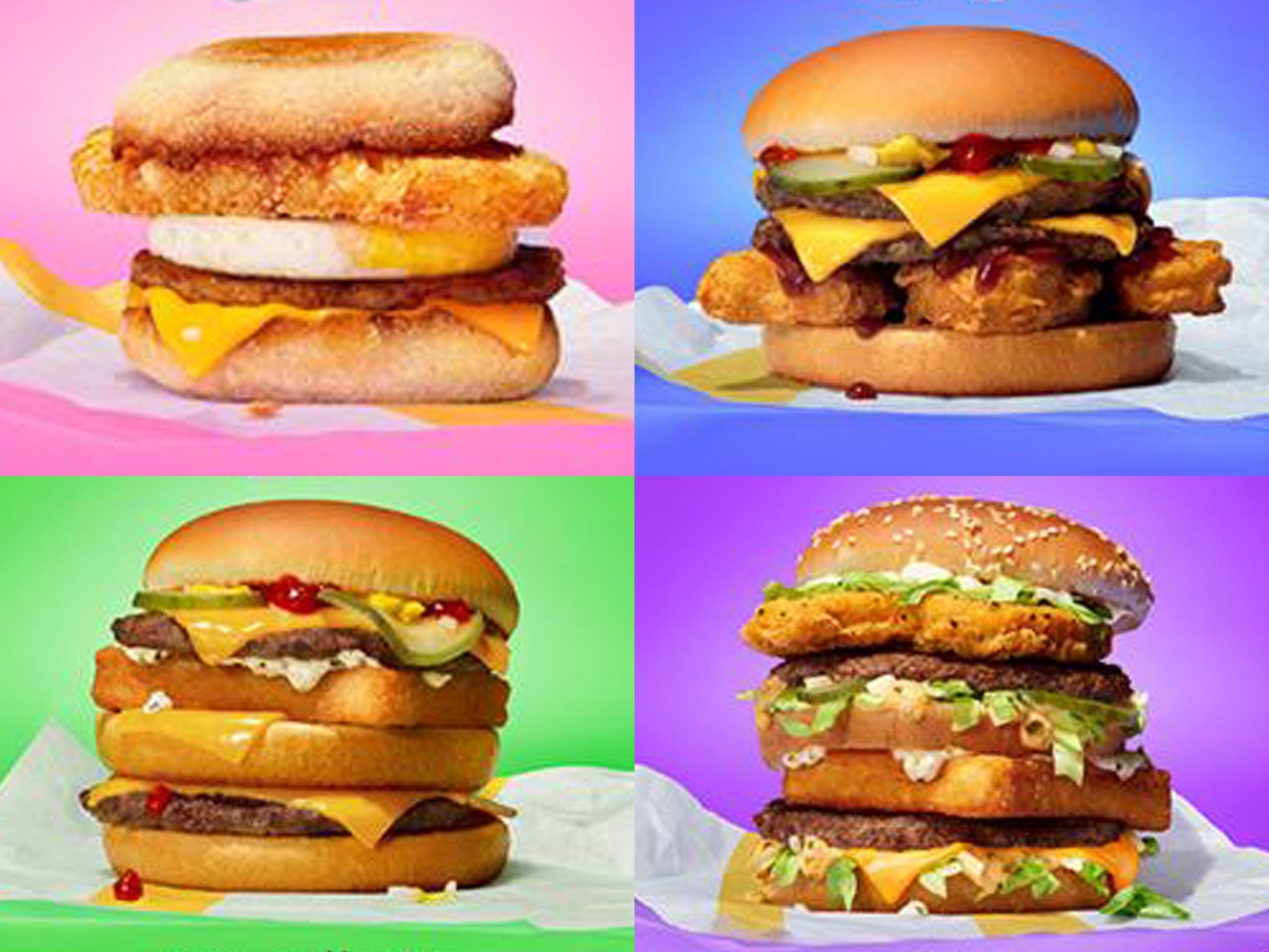 Mcdo store burger menu